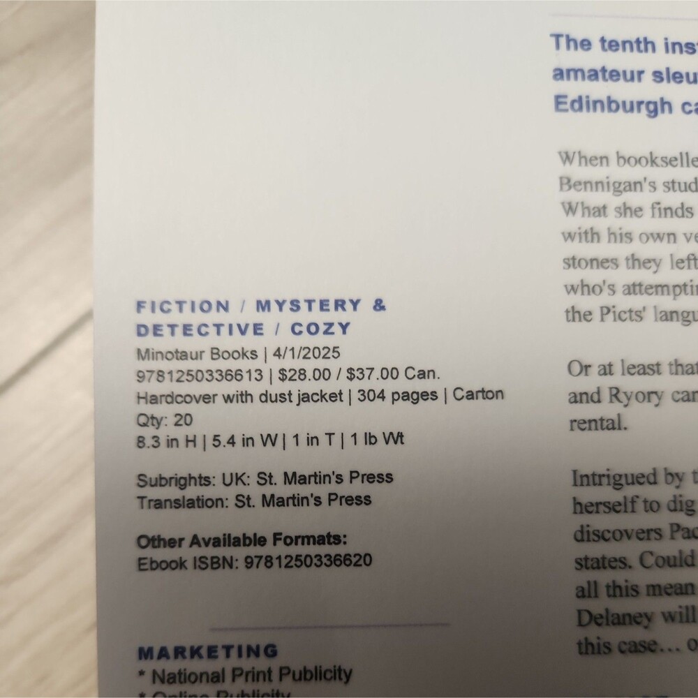 Written in Stone: A Scottish Bookshop Mystery BY Paige Shelton PaperBack - Picture 5 of 7